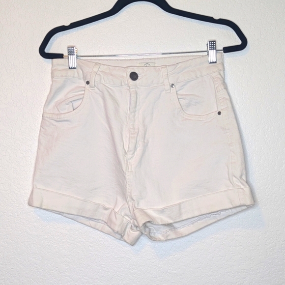 Cotton on White High Waist Shorts - Picture 1 of 3